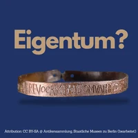 Ein römisches Sklavenhalsband