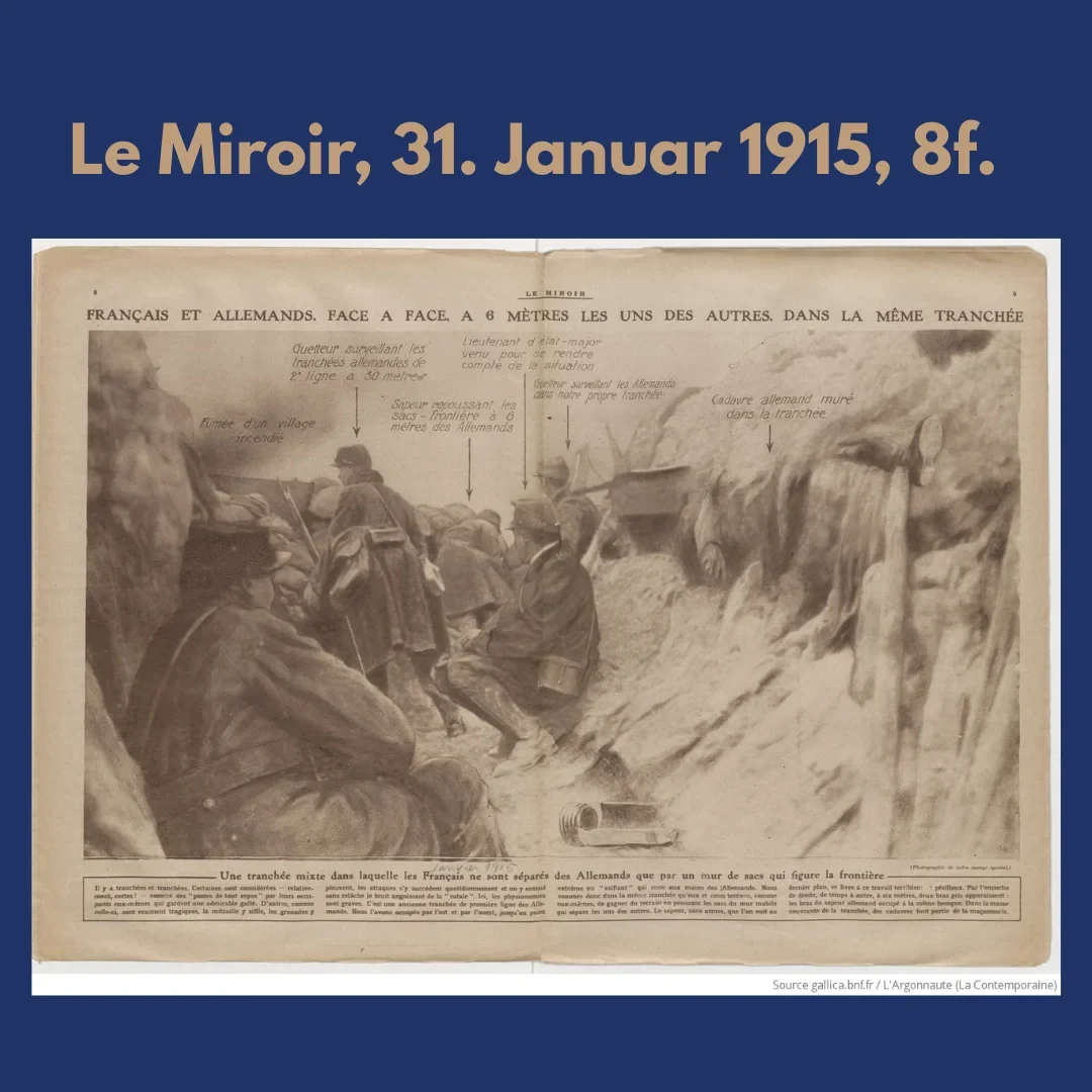 Le Miroir, 31. Januar 1915, 8f.