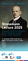 Einladung Stresemann-Lecture