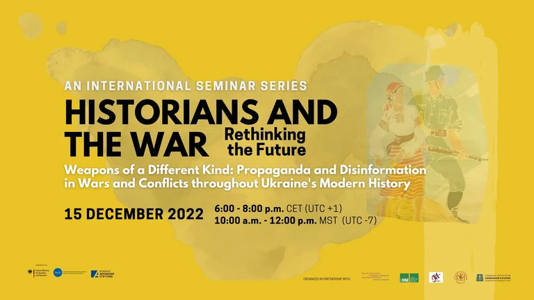Online-Seminar: "Weapons of a different kind: Propaganda and disinformation in wars and conflicts throughout Ukraine's modern history"