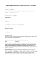 Kandidatur für die FSV-Wahlen