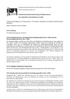 Konstituierenden Sitzung des Wahlausschusses