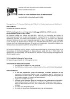 1. ordentliche Sitzung des Wahlausschuss