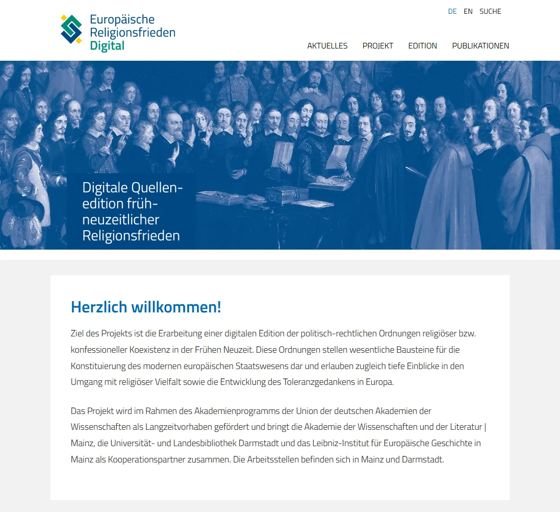 Europäische Religionsfrieden Digital (EuReD)