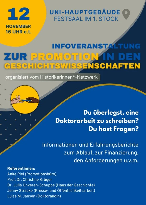 Infoveranstaltung zur Promotion in den Geschichtswissenschaften_Flyer Vorderseite.jpg