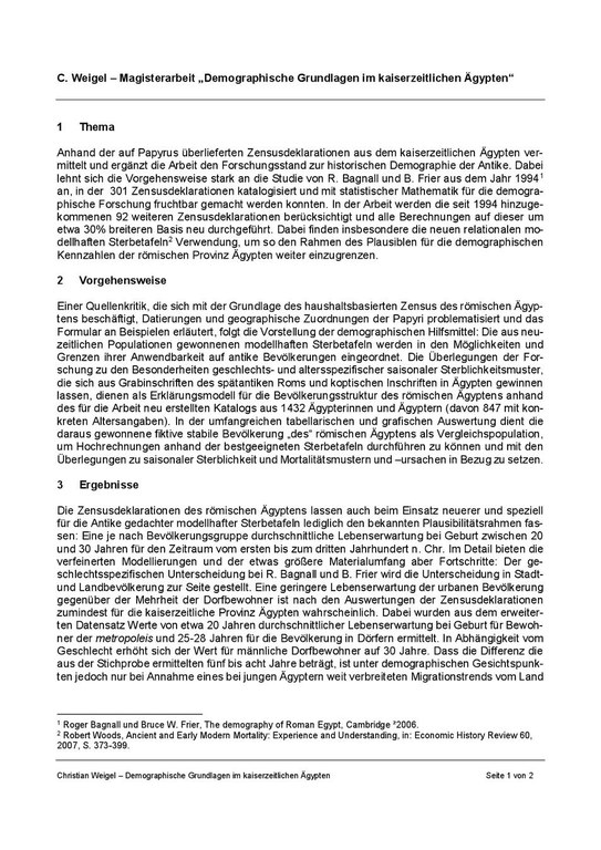 Abstract Weigel Demographische Grundlagen im kaiserzeitlichen Ägypten.pdf